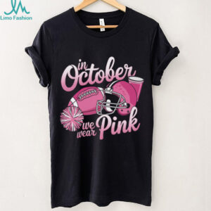 Breast Cancer Pink Ribbon October Tackle Football Pullover Shirt