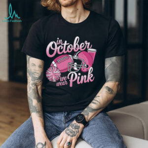 Breast Cancer Pink Ribbon October Tackle Football Pullover Shirt