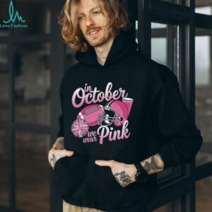 Breast Cancer Pink Ribbon October Tackle Football Pullover Shirt