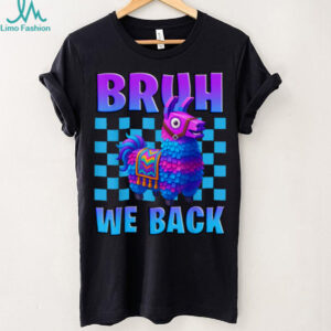 Bruh We Back Llama Pinata Gamer Boys Girl School Gaming Shirt