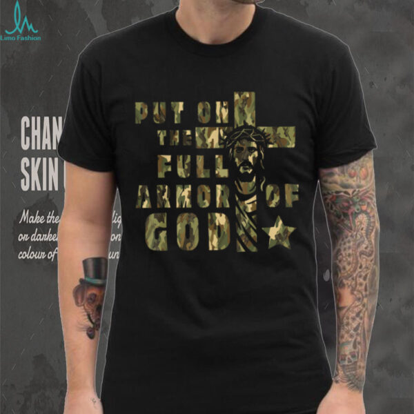 Camo Armor Of God Christians Religious Camouflage Shirt