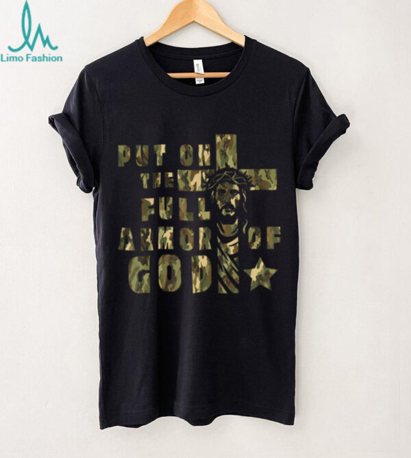 Camo Armor Of God Christians Religious Camouflage Shirt