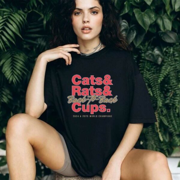 Cats & Rats & Back to Back Cups  Florida Hockey Shirt