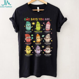 Christian Kindergarten Teacher God Says You Are School Shirt