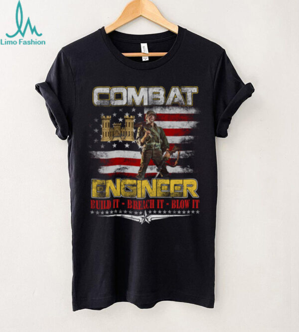 Combat Engineer Veteran Built It Military Veterans Day Pullover Shirt