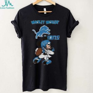 Detroit Lions Football Nfl X Mickey Mouse Movie Baseball Shirt