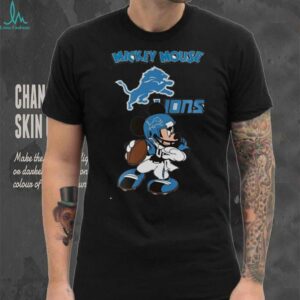 Detroit Lions Football Nfl X Mickey Mouse Movie Baseball Shirt