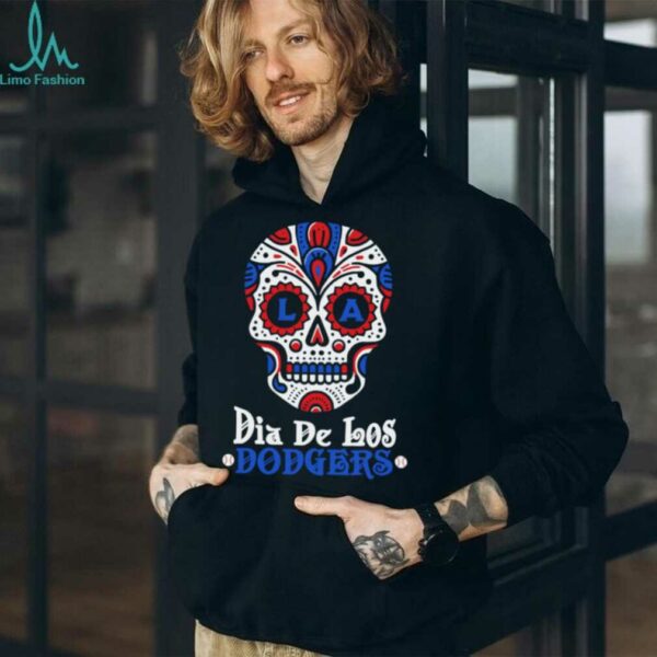 Dia De Los Dodgers Los Angeles Dodgers Sugar Skull Shirt