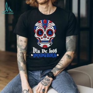 Dia De Los Dodgers Los Angeles Dodgers Sugar Skull Shirt