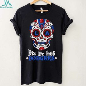 Dia De Los Dodgers Los Angeles Dodgers Sugar Skull Shirt