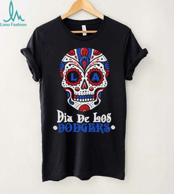 Dia De Los Dodgers Los Angeles Dodgers Sugar Skull Shirt