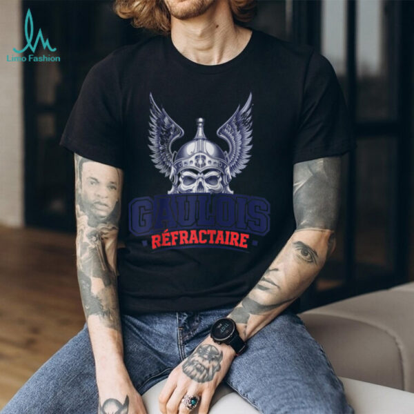 Gaulois RéFractaire Patriote France CrâNe Viking HéRitage Raglan Baseball Tee Shirt