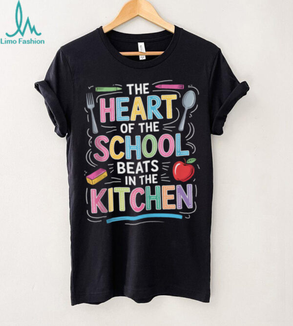 Heart Of The School Lunch Lady Rainbow Kitchen Outfit Shirt