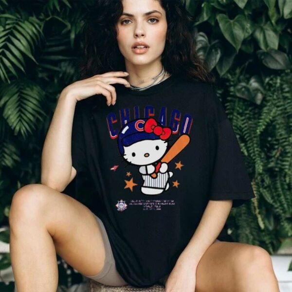 Hello Kitty Chicago Cubs MLB 2025 t shirt