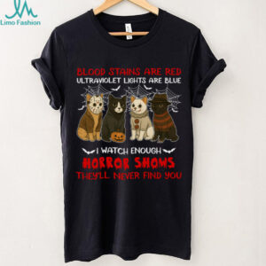 Horror Cats Halloween – I Watch Enough Horror Shows Shirt