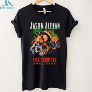 Jason Aldean Full Throttle Tour 2025 signature shirt