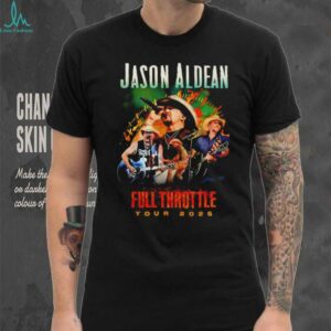 Jason Aldean Full Throttle Tour 2025 signature shirt