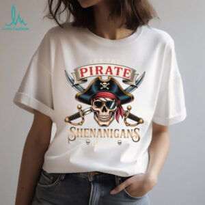 Let The Pirate Shenanigans Begin Halloween Skull Bandana Boy Pullover Shirt