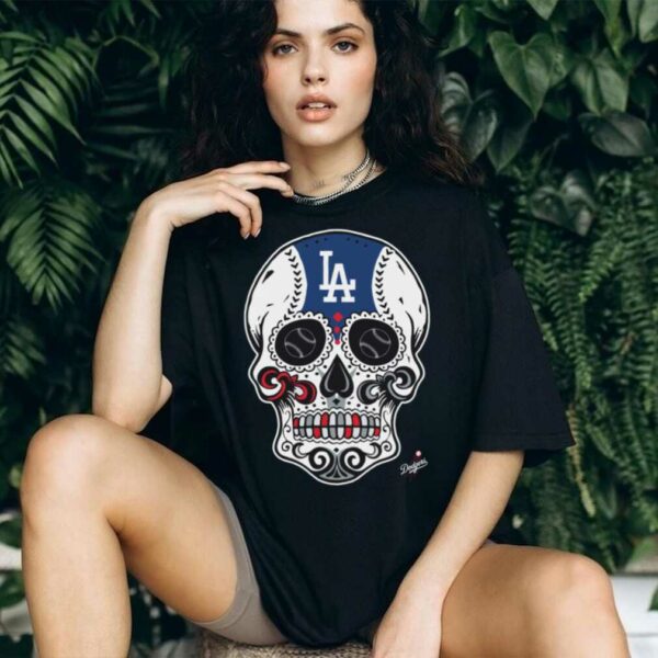 Los Angeles Dodgers Sugar Skull Shirt