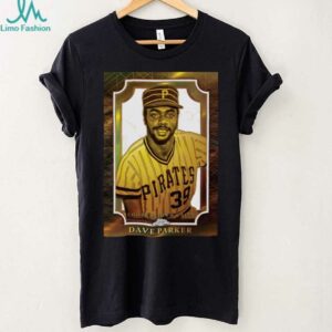 Men’s Dave Parker Black Pittsburgh Pirates 2025 MLB Hall of Fame Cooperstown Collection Topps Chrome Shirt