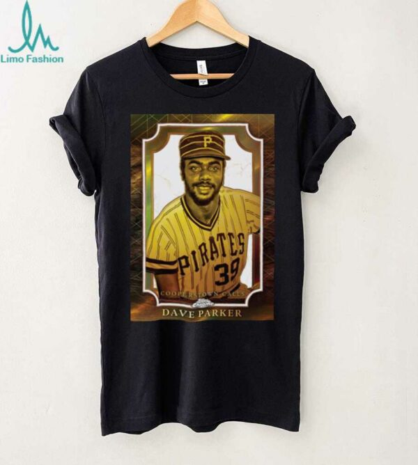 Men’s Dave Parker Black Pittsburgh Pirates 2025 MLB Hall of Fame Cooperstown Collection Topps Chrome Shirt