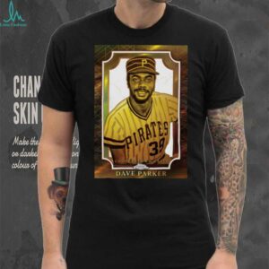 Men’s Dave Parker Black Pittsburgh Pirates 2025 MLB Hall of Fame Cooperstown Collection Topps Chrome Shirt