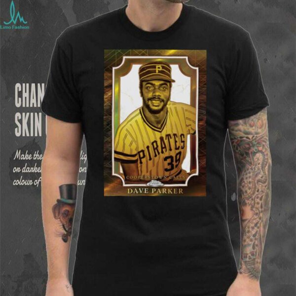 Men’s Dave Parker Black Pittsburgh Pirates 2025 MLB Hall of Fame Cooperstown Collection Topps Chrome Shirt