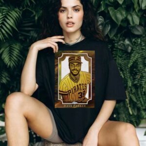 Men's Dave Parker Black Pittsburgh Pirates 2025 MLB Hall of Fame Cooperstown Collection Topps Chrome Shirt