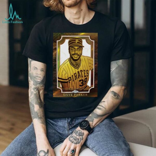Men’s Dave Parker Black Pittsburgh Pirates 2025 MLB Hall of Fame Cooperstown Collection Topps Chrome Shirt