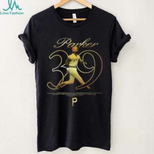 Men's Dave Parker Black Pittsburgh Pirates 2025 MLB Hall of Fame Cooperstown Collection Tops Chrome Shirt