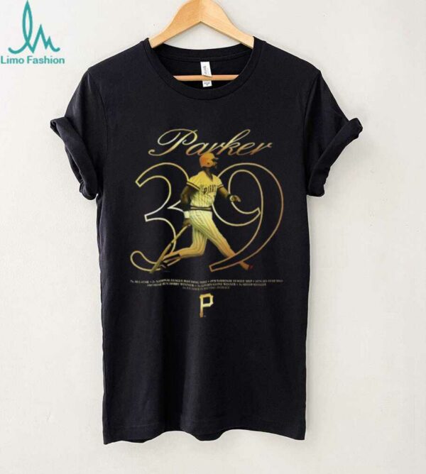 Men’s Dave Parker Black Pittsburgh Pirates 2025 MLB Hall of Fame Cooperstown Collection Tops Chrome Shirt