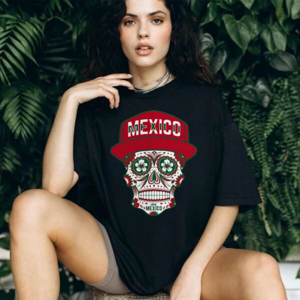 Mexico Fanatics Branded Sugar Skull Black Shirt