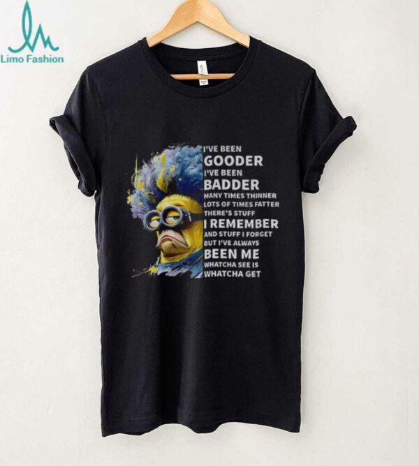 Minion it takes real skill to choke on air fall up stairs and trip over completely nothing shirt