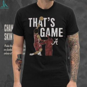 NCAA Alabama Basketball Mark Sears That’s Game Shirt