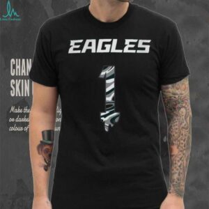 NFL Team Apparel Little Kids’ Philadelphia Eagles Jalen Hurts #1 Drip Pacific Green Shirt