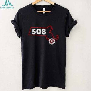 New England Revolution 508 Area Code State shirt