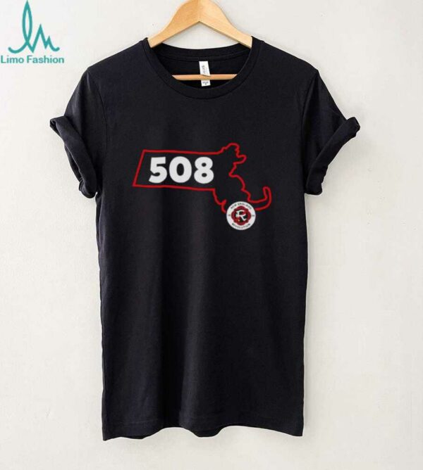 New England Revolution 508 Area Code State shirt