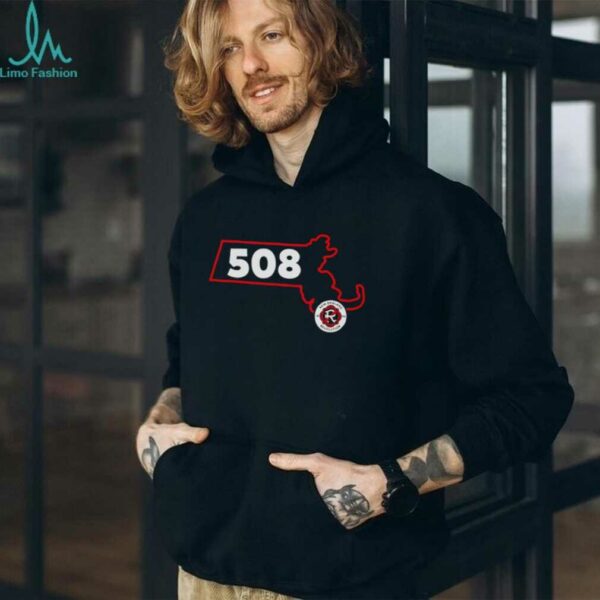 New England Revolution 508 Area Code State shirt