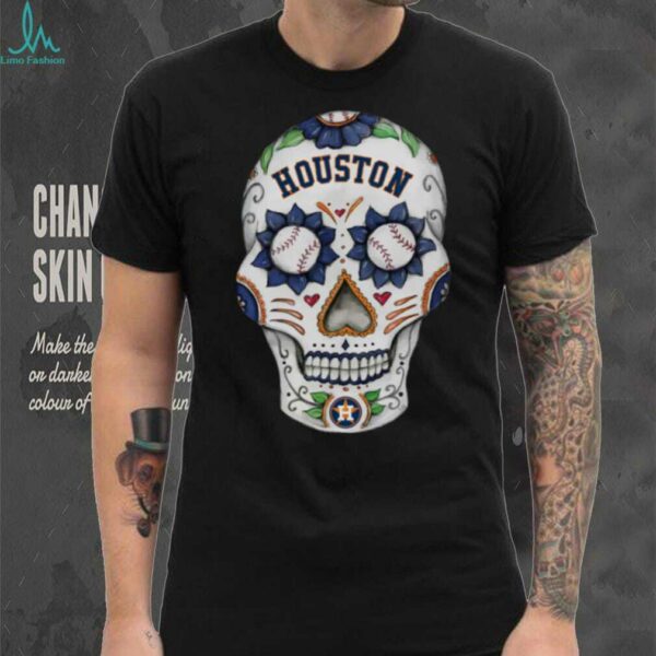 Official Houston Astros Sugar Skull Logo Shirt