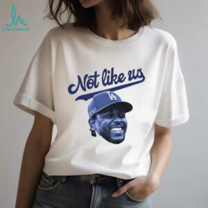 Official Kendrick Lamar big head Los Angeles Dodgers MLB Baseball not like us shirt