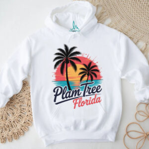 Palm Tree Florida Sunset Tropical Beach Art Shirt