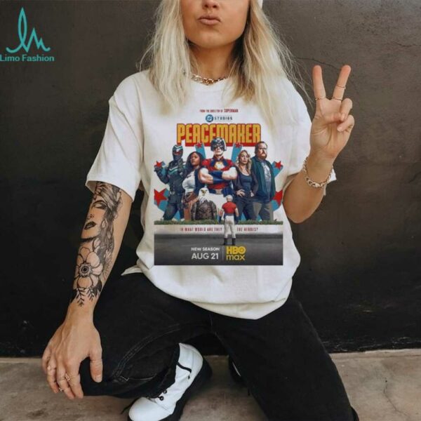 Peacemaker Season 2 Wall Reflection Art With Heroic Parody Theme On August 21 T shirts
