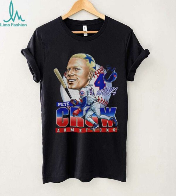 Pete Crow Armstrong Chicago Baseball cartoon big head MLB 2025 signature shirt