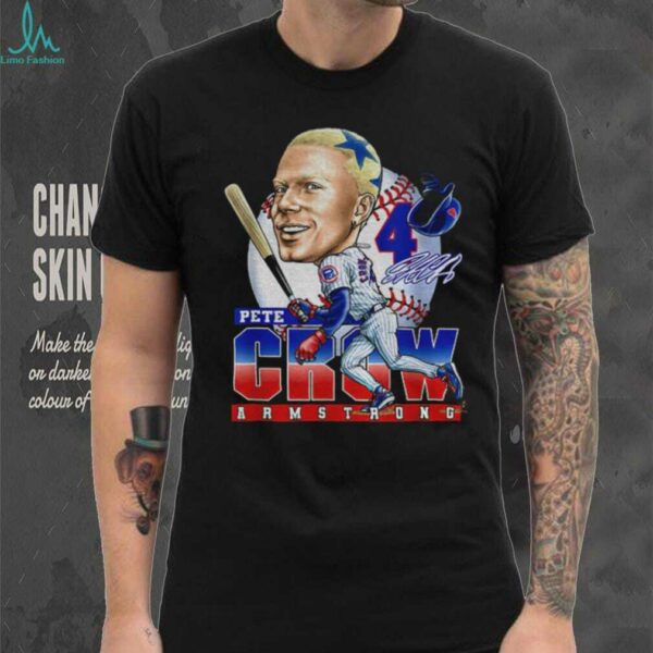 Pete Crow Armstrong Chicago Baseball cartoon big head MLB 2025 signature shirt