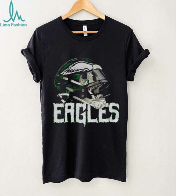 Philadelphia Eagles skull helmet gift for fans shirt
