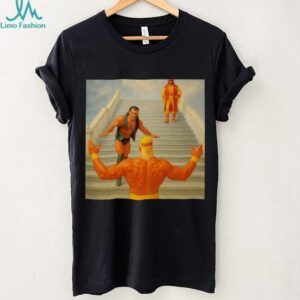 Rest in peace Hulk Hogan wrestling heaven is now running wild shirt