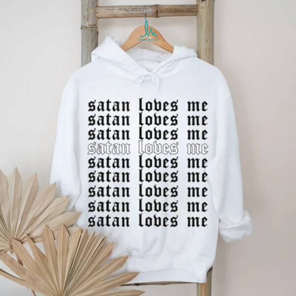 Satan Loves Me   Aesthetic Soft Grunge Goth Egirl Eboy Shirt