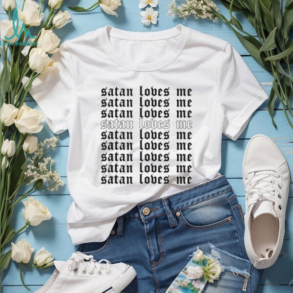 Satan Loves Me   Aesthetic Soft Grunge Goth Egirl Eboy Shirt