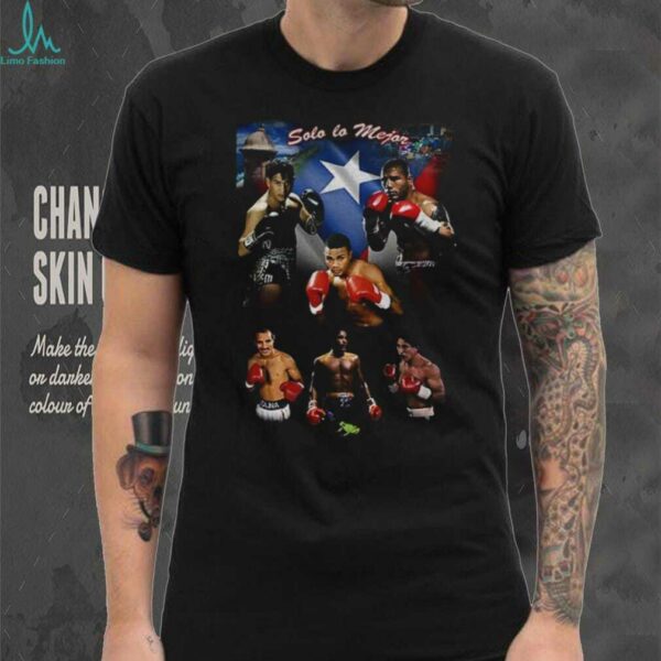 Solo lo Mejor Puerto rican boxing legends shirt