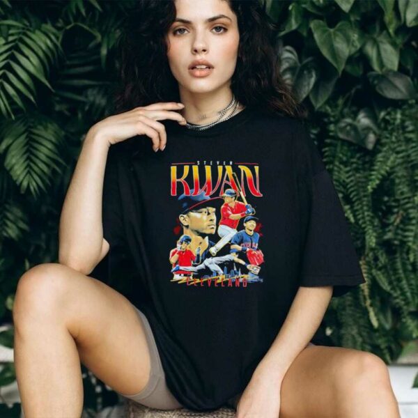 Steven Kwan Cleveland Guardians Baseball collage shirt